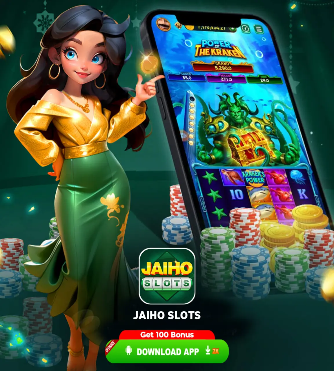 Jaiho Slots Apk Banner